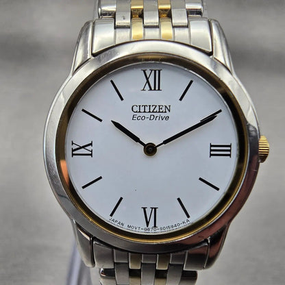 Citizen Eco-Drive Watch Women 23mm White Dial Silver Tone G670-S008620 Works1