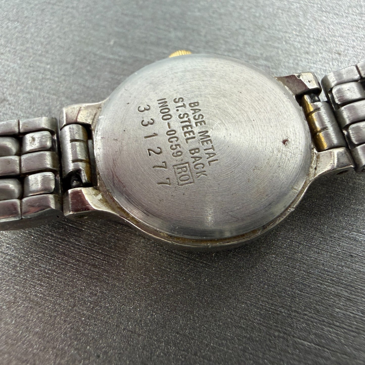 Seiko Watch Women 19mm White Dial Two Tone Round Vintage 1N00-0C59 New Battery9