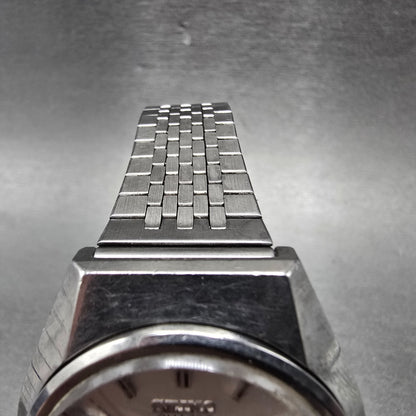 Seiko Type II Watch Men 36mm Silver Dial Silver Tone Daydate 4623-8000 New Batt4