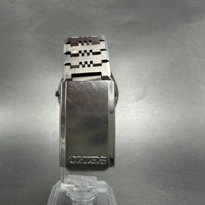 Seiko QT Watch Men 36mm Silver Dial Silver Tone Daydate 3803-7110 New Battery7
