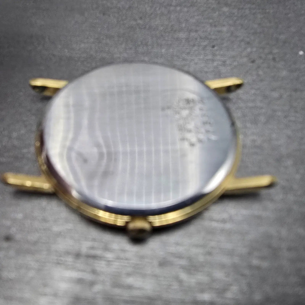 Seiko Watch Men 31mm Gray Dial Gold Tone Round 5Y30-7009 VTG PARTS9