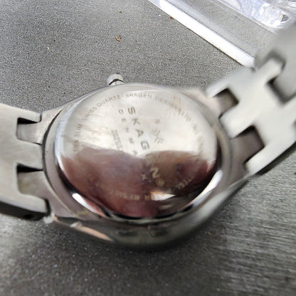 Skagen Watch Women 28mm Blue Dial Stainless Steel Date Round 202SSXN New Battery9