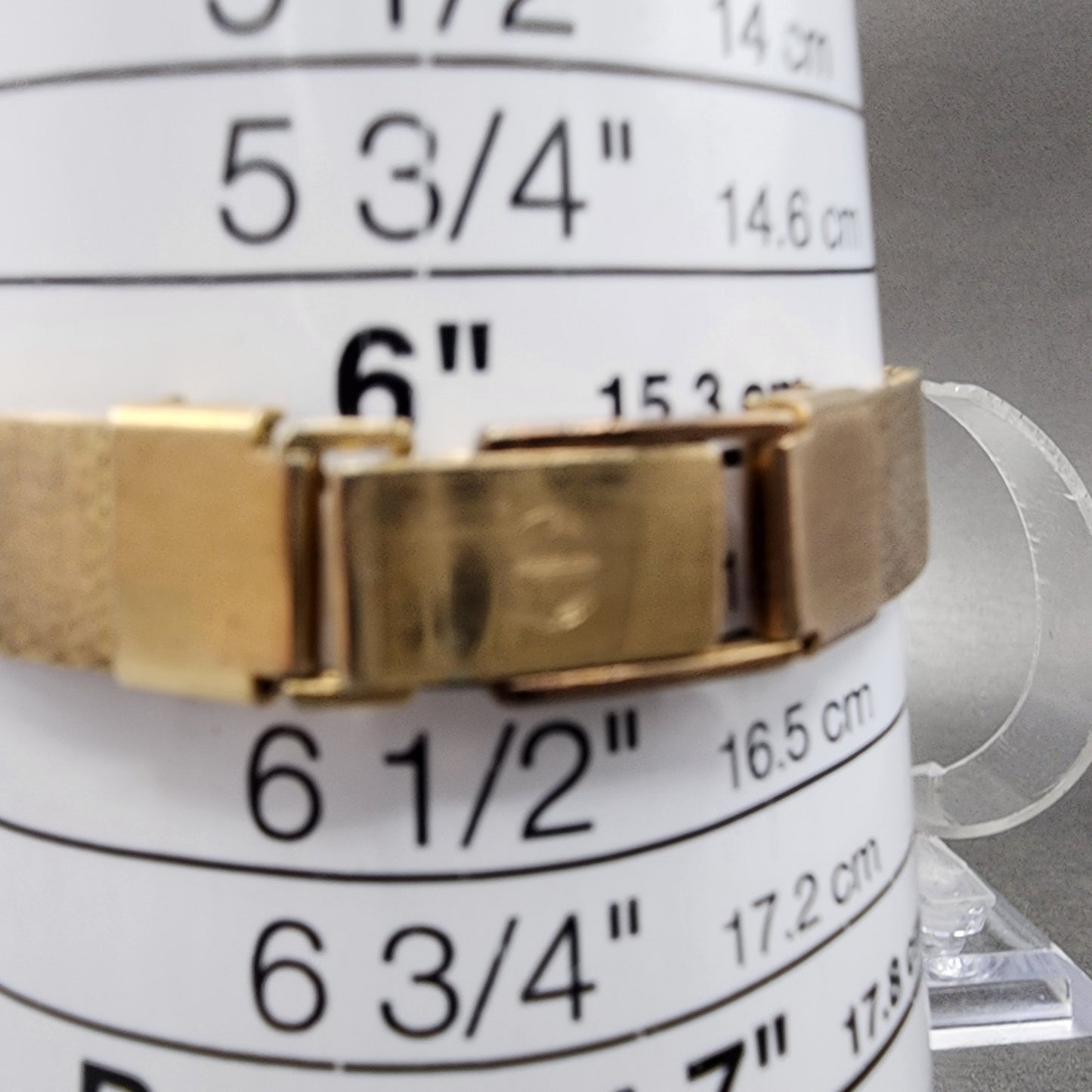 Rado Watch Women 25mm Gold Dial Gold Tone Rectangle Manual Wind Cal 612 PARTS11
