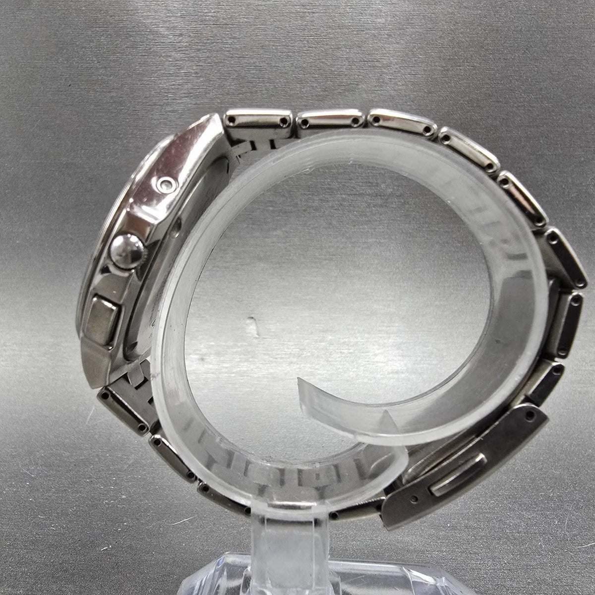 Citizen Eco-Drive Attesa Watch Men 38mm Black Dial Titanium H410-T003788 PARTS!16
