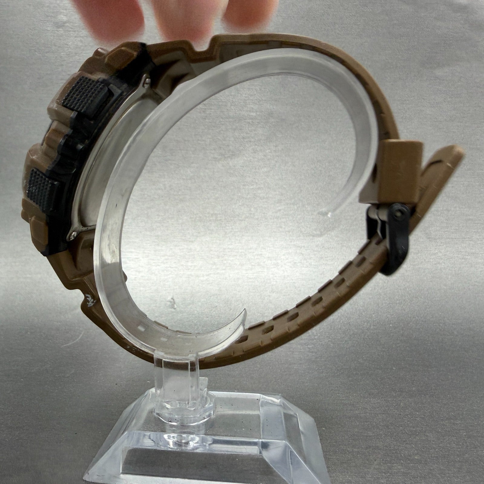 Casio G-Shock WS-1500H Watch Men 50mm Brown Digital Alarm Chrono New Battery6