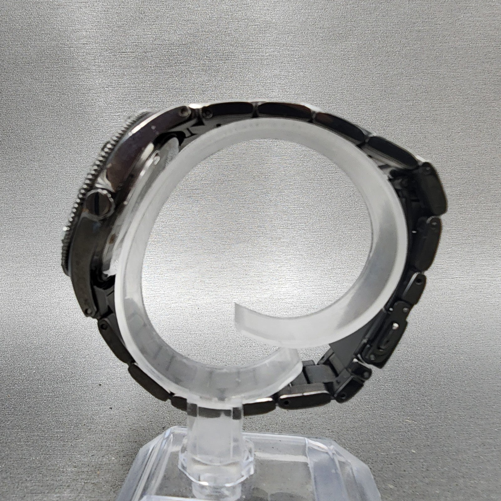 Fossil Blue Watch Women 38mm MOP Dial Black Tone Daydate BQ9342 New Battery6