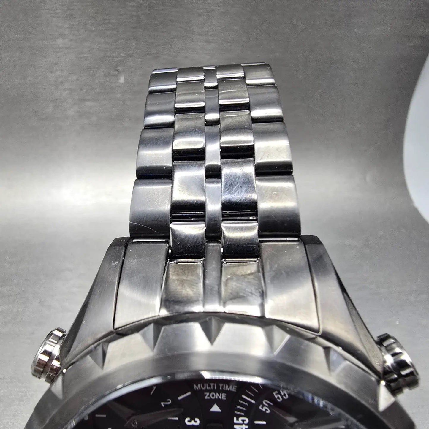 Invicta Coalition Forces Watch Men 57mm Black Dial Black Tone Round New Battery4