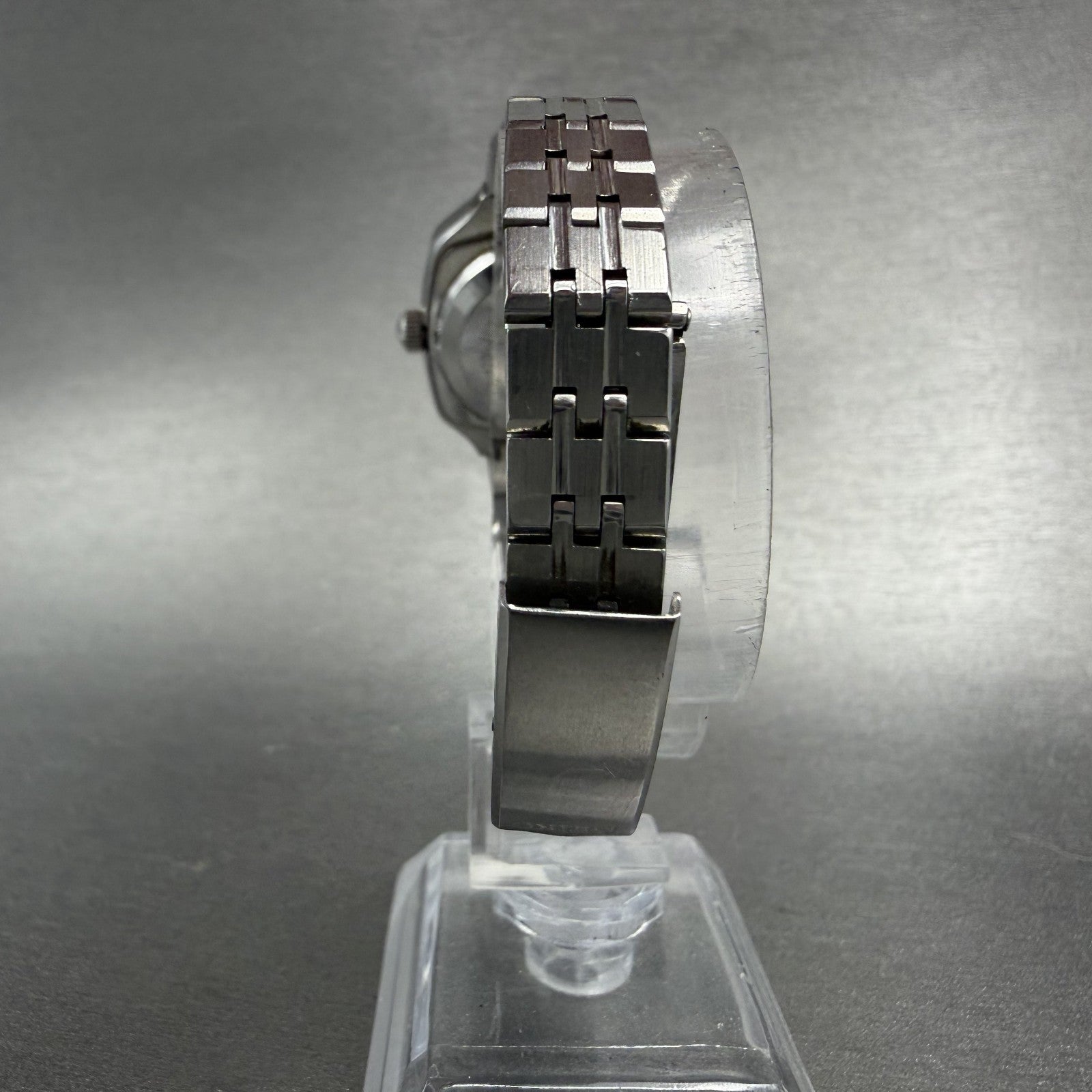 Seiko Special Watch Women 24mm Silver Dial Silver Tone Date Automatic Runs7