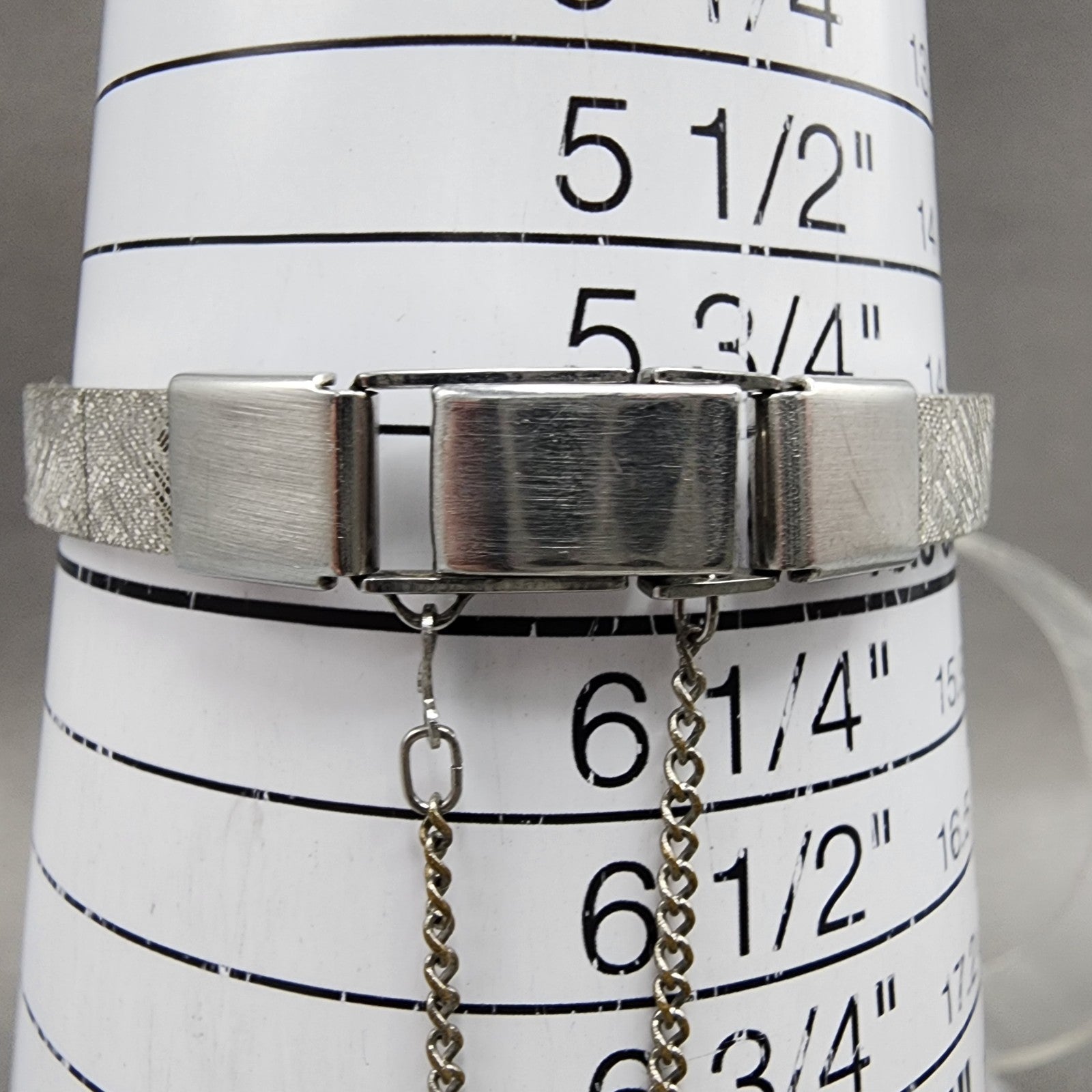 Seiko Watch Women 17mm Green Dial Silver Tone Rectangle 114480 PARTS VTG11