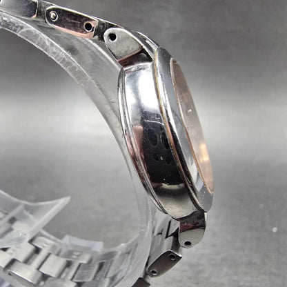 Seiko Lukia Solar Watch Women 28mm White Dial Two Tone Atomic Round READ!!!!!!!!4