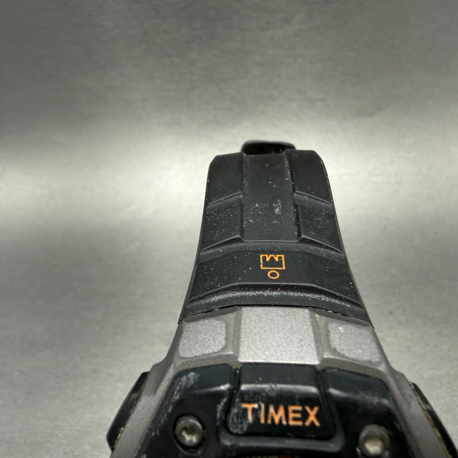 Timex Ironman Watch Men 41mm Digital Black Gray Alarm Chrono Round New Battery5