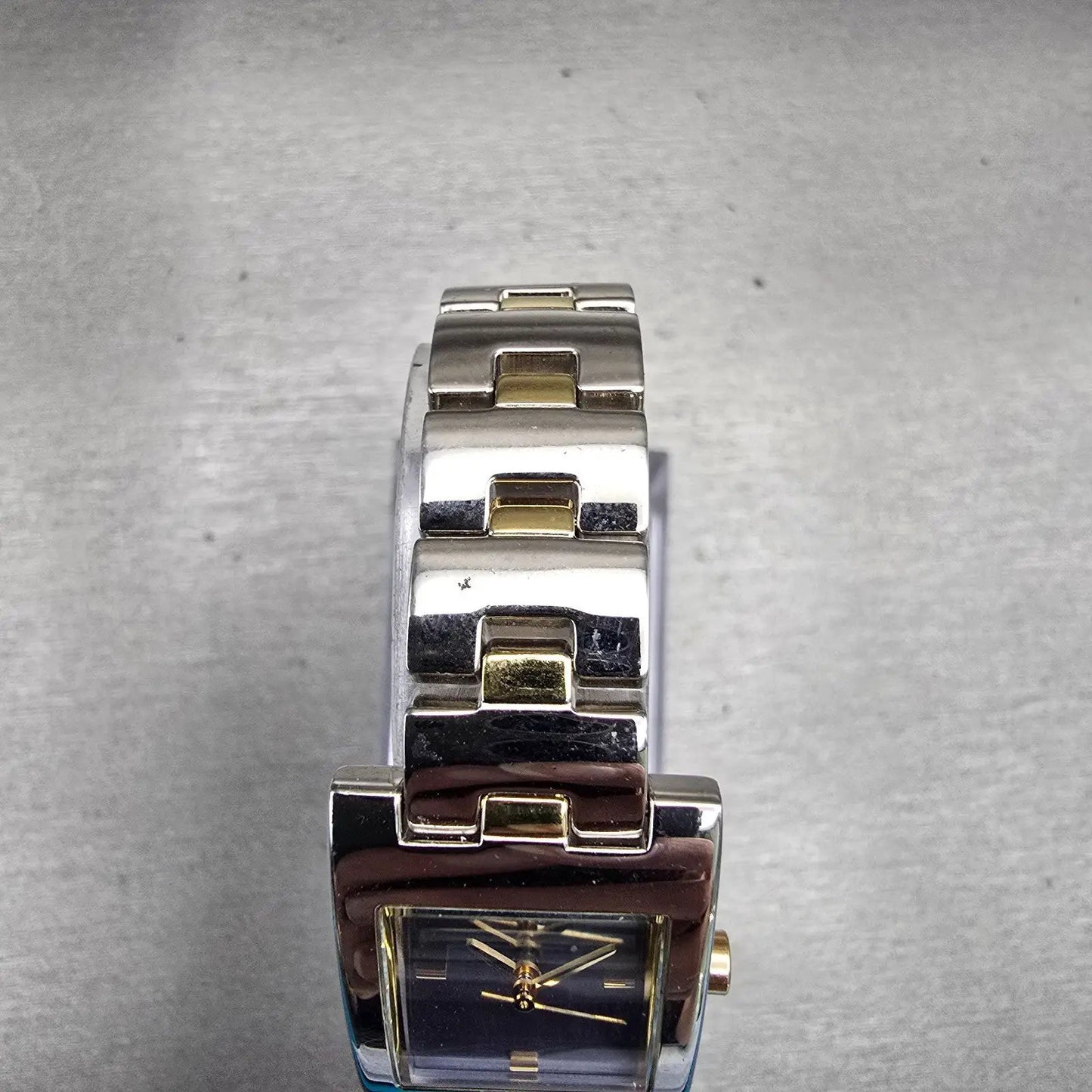 Citizen Watch Women 20mm Blue Dial Silver tone Rectangle 5930-S99051 New Battery4