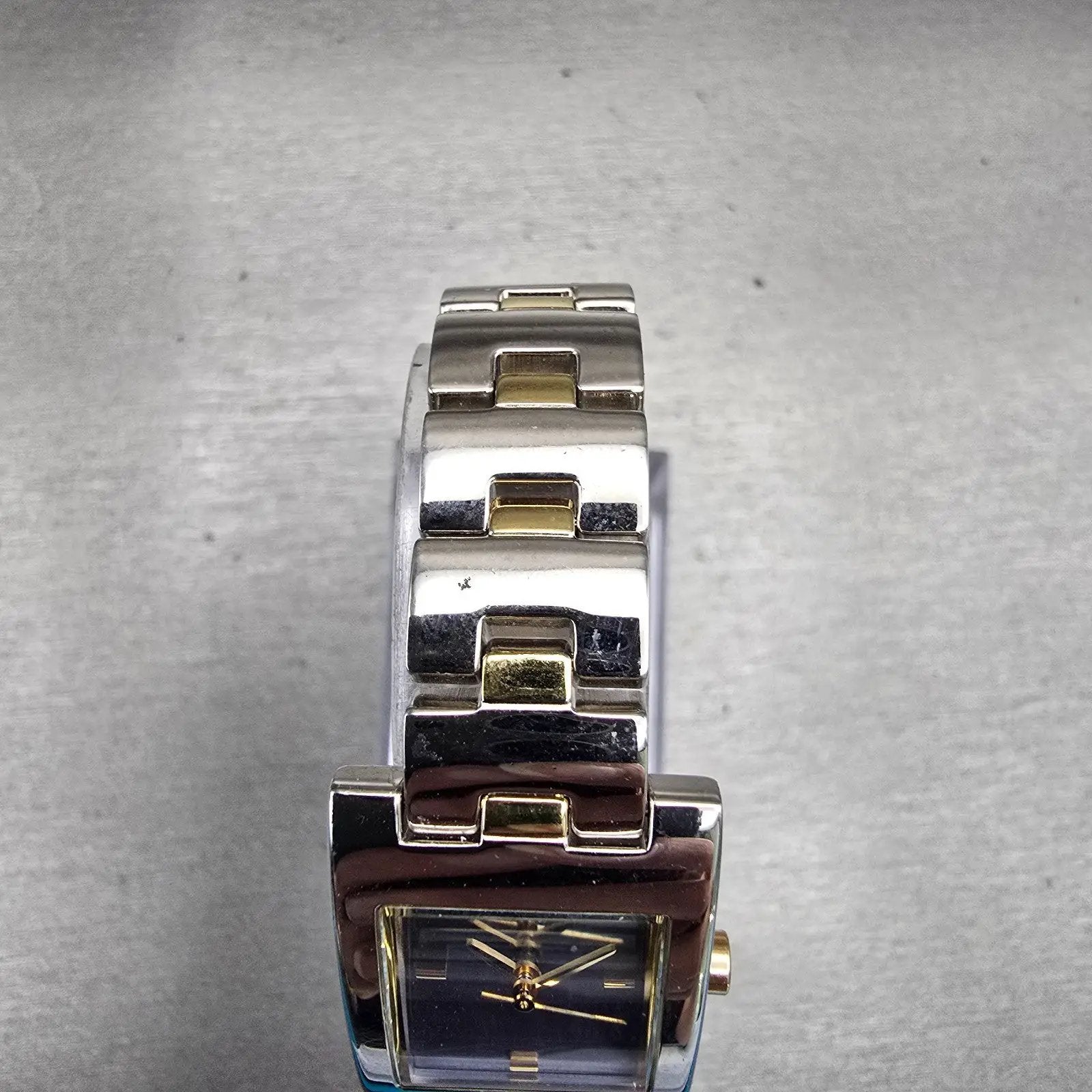 Citizen Watch Women 20mm Blue Dial Silver tone Rectangle 5930-S99051 New Battery4
