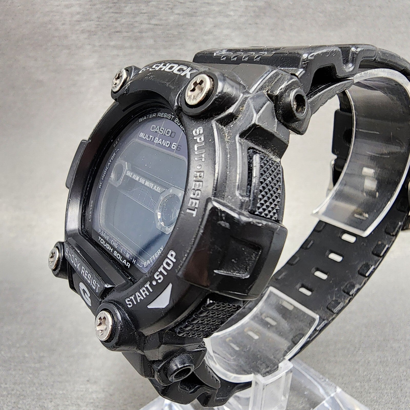 Casio GShock GW7900B Watch Men 48mm Black Tone Alarm Chrono Solar Tide2