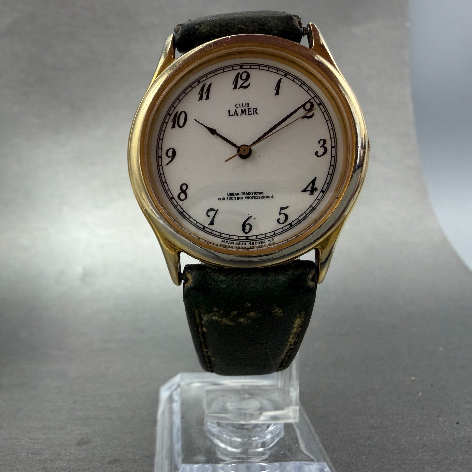 Citizen Club Lamer Watch Men 32mm White Dial Gold Tone Round 4630-E60493 PARTS6