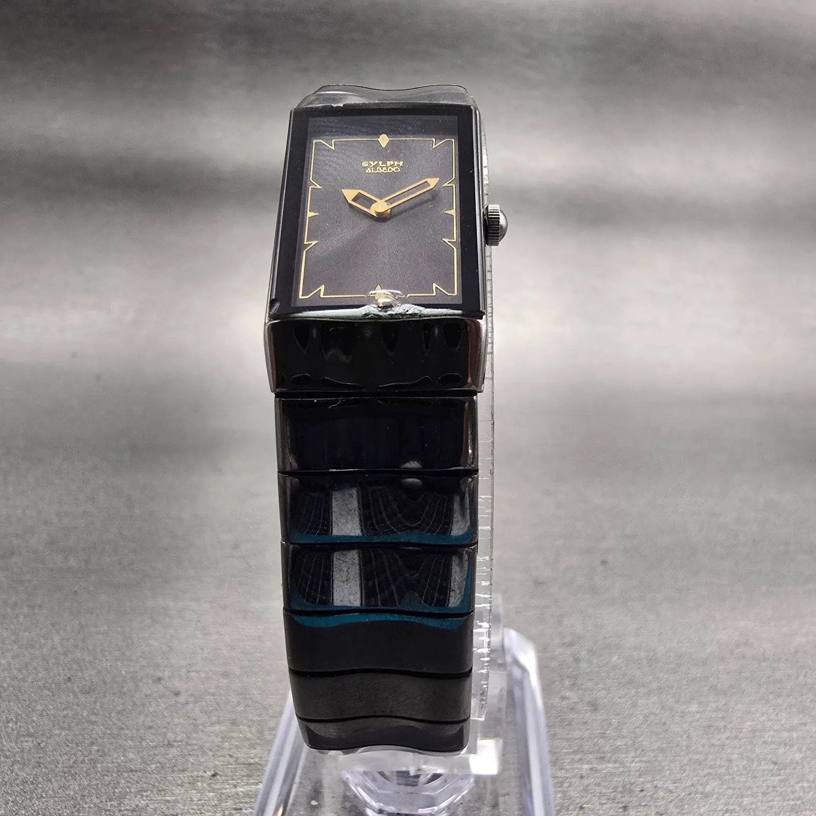 Citizen Sylph Albedo Watch Women 15mm Black Dial Black Tone 2200-229126 New Batt5