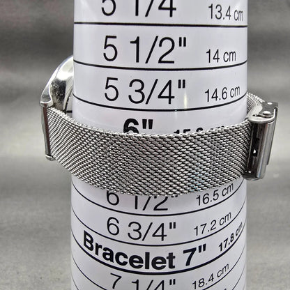 Skagen Anita Watch Women 34mm Silver Dial Silver Tone Round SKW2312 New Battery9