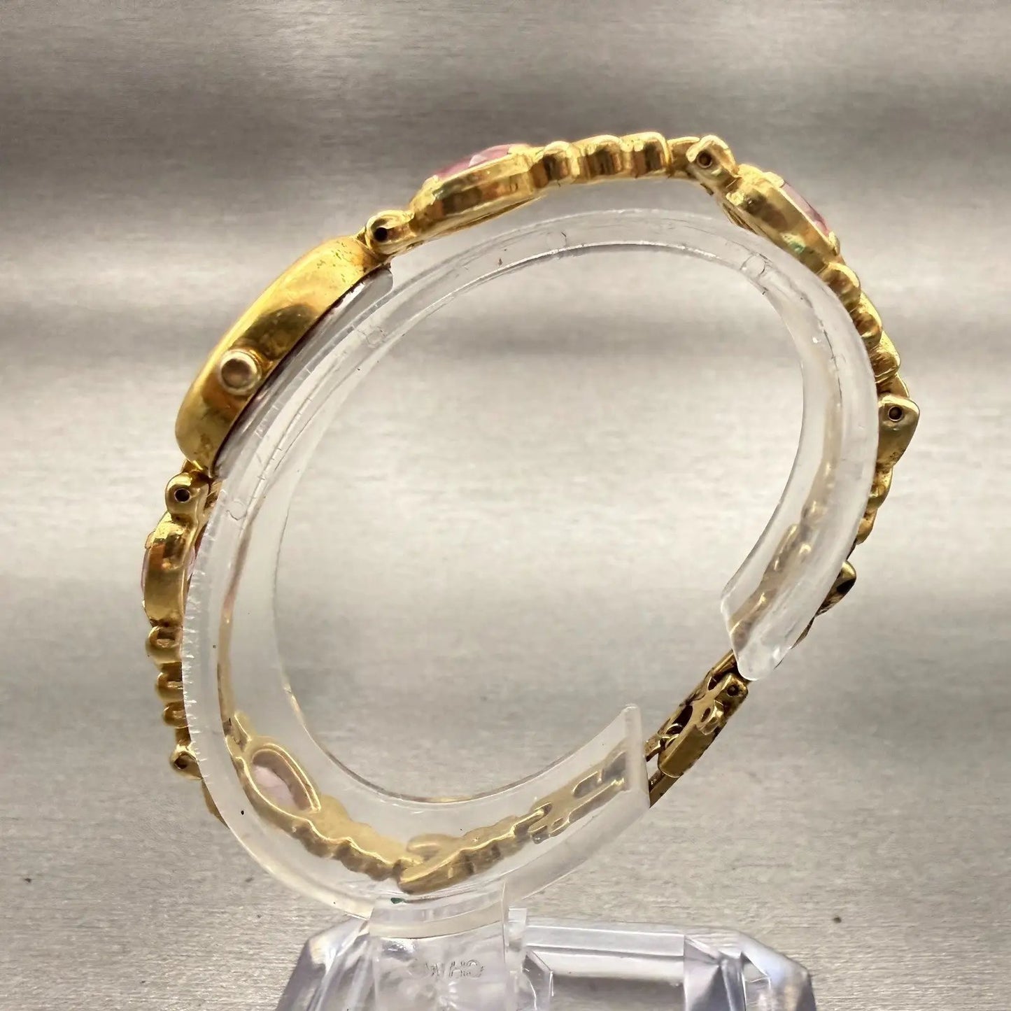 Seiko Alba Watch Women 18mm Cream Dial Gold Tone Oval V400-5150 New Battery VTG6