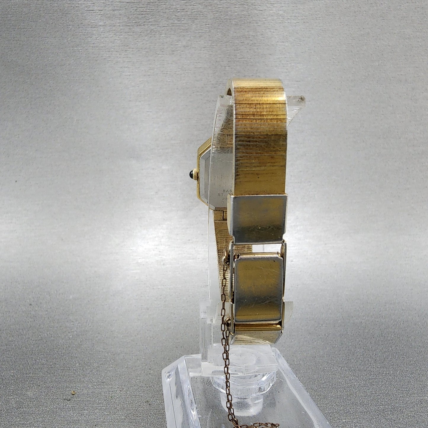 Seiko Watch Women 20mm Champagne Dial Gold Tone Octagon 23205889 New Battery7
