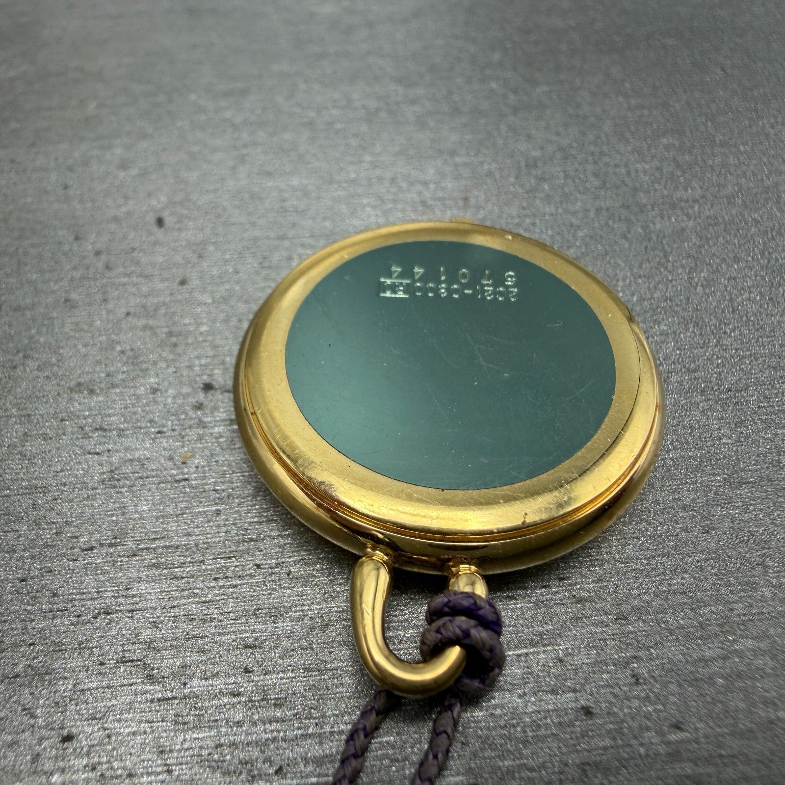 Seiko Pocket Watch Women 27mm Champagne Dial Gold Tone 2C21-0300 New Battery12