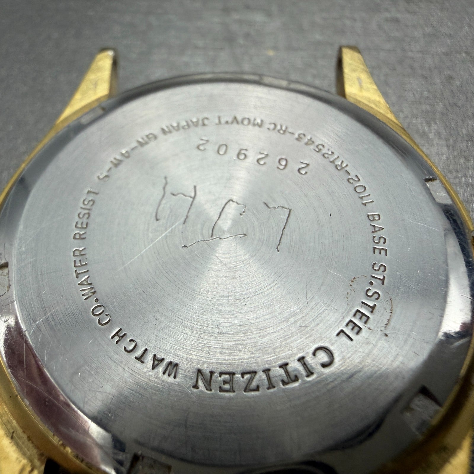 Citizen CQ President Watch Men 35mm Champagne Dial Gold Tone Daydate PARTS8