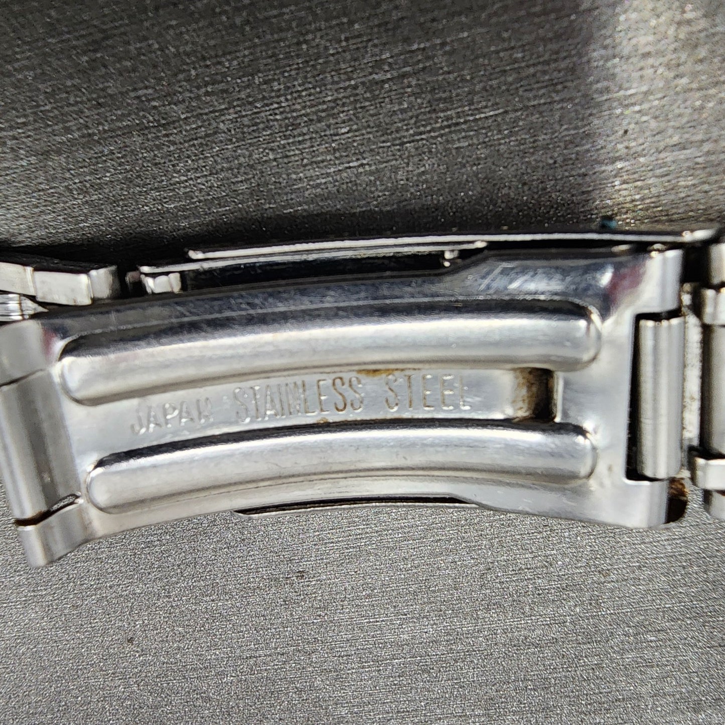 Citizen Bracelet Stainless Steel 12mm Tri Folding Clasp Vintage8