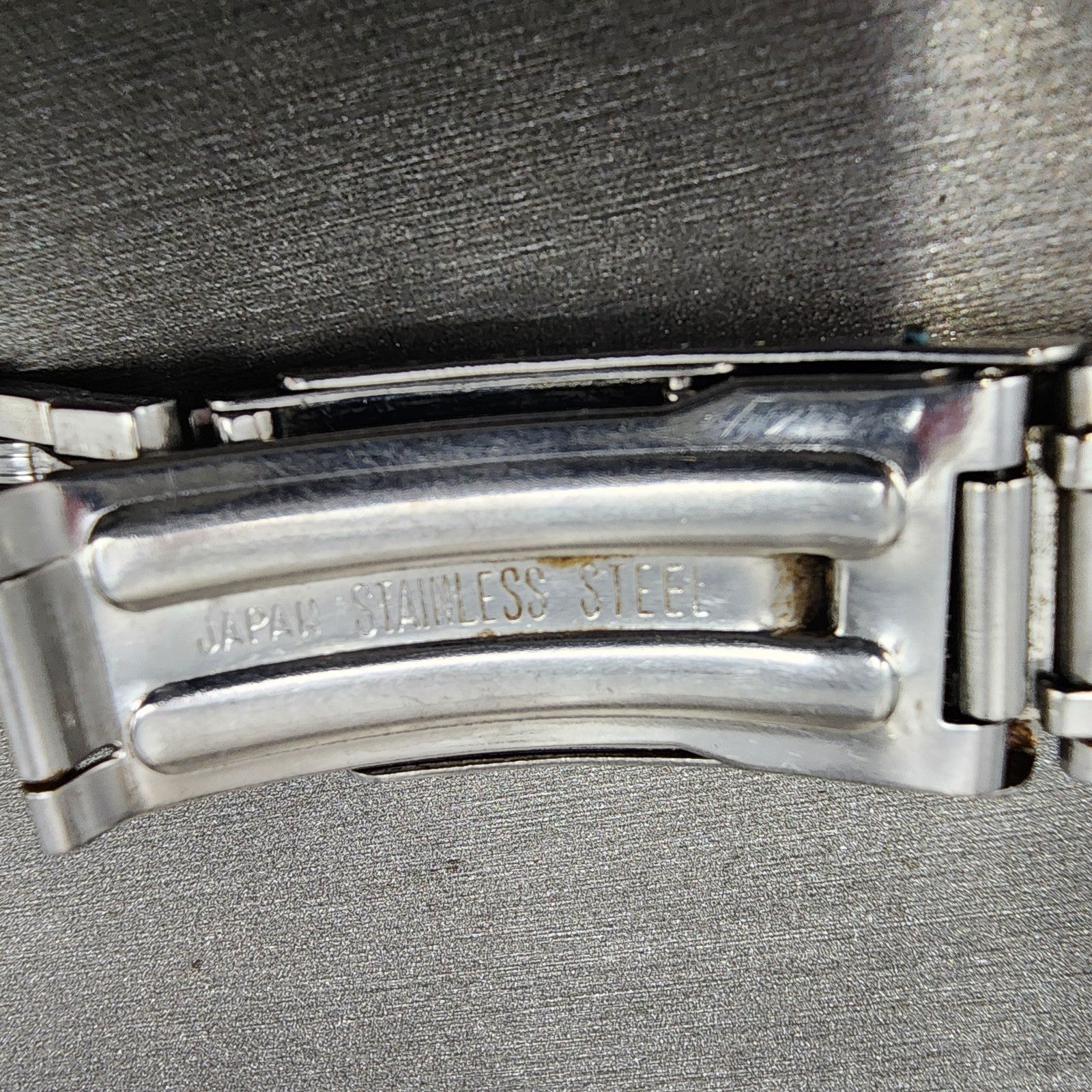 Citizen Bracelet Stainless Steel 12mm Tri Folding Clasp Vintage8