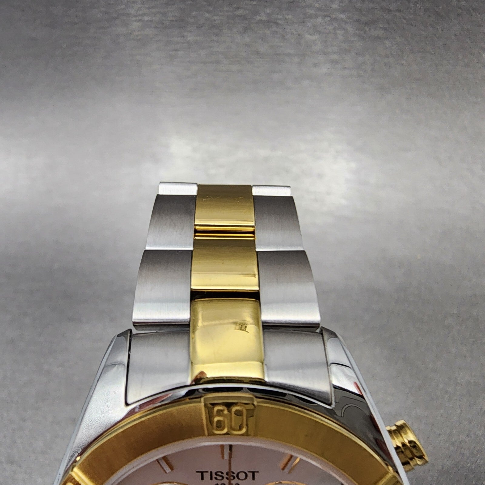 Tissot PR100 Chronograph Watch Women Silver Dial TwoTone T101.917.22.031.00 PART5