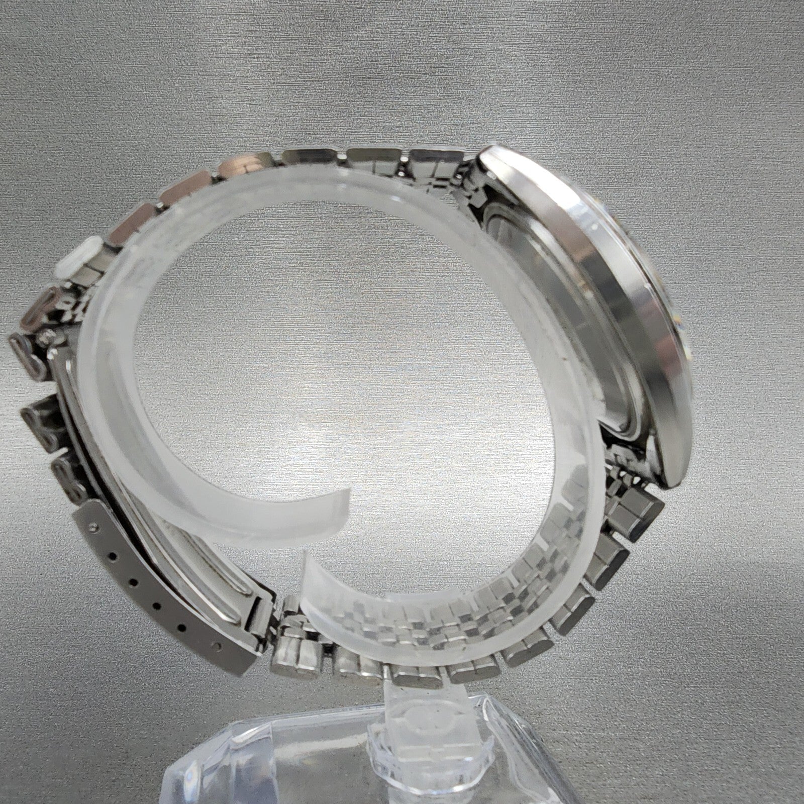 Seiko Lord Matic Watch Men 35mm Silver Dial Steel Daydate 56067140 Runs READ!!!8