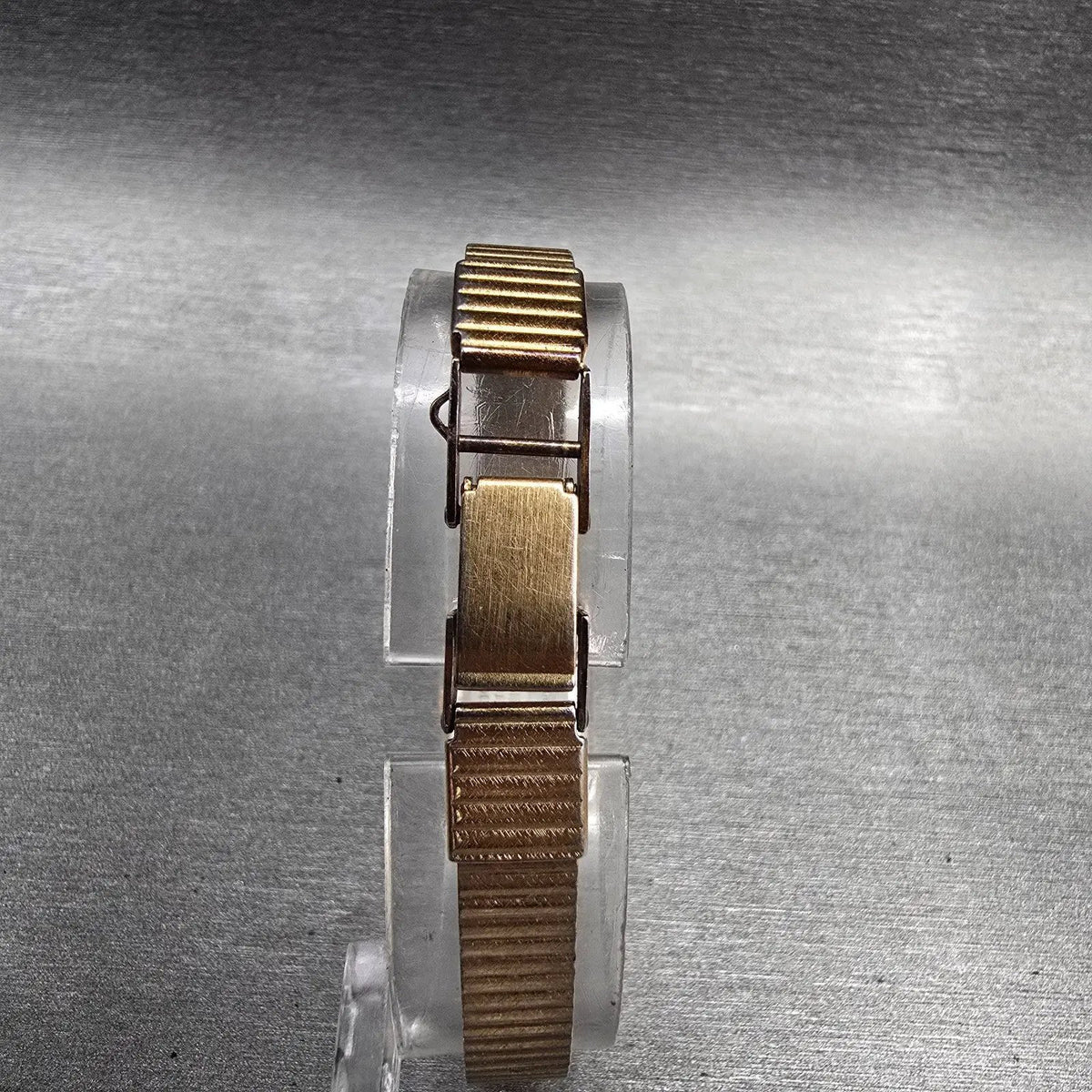 Seiko Watch Women 13mm Brown Dial Gold Tone Rectangle 1320-5299 New Battery7