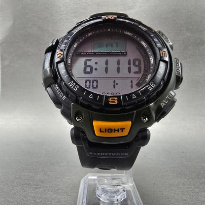 Casio Pathfinder PAG-40 Watch Men 53mm Digital Black Triple Sensor New battery P5