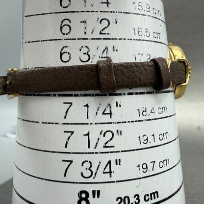 Seiko Watch Women 22mm Brown Dial Gold Tone Round 2320-0240 New Battery Vintage14
