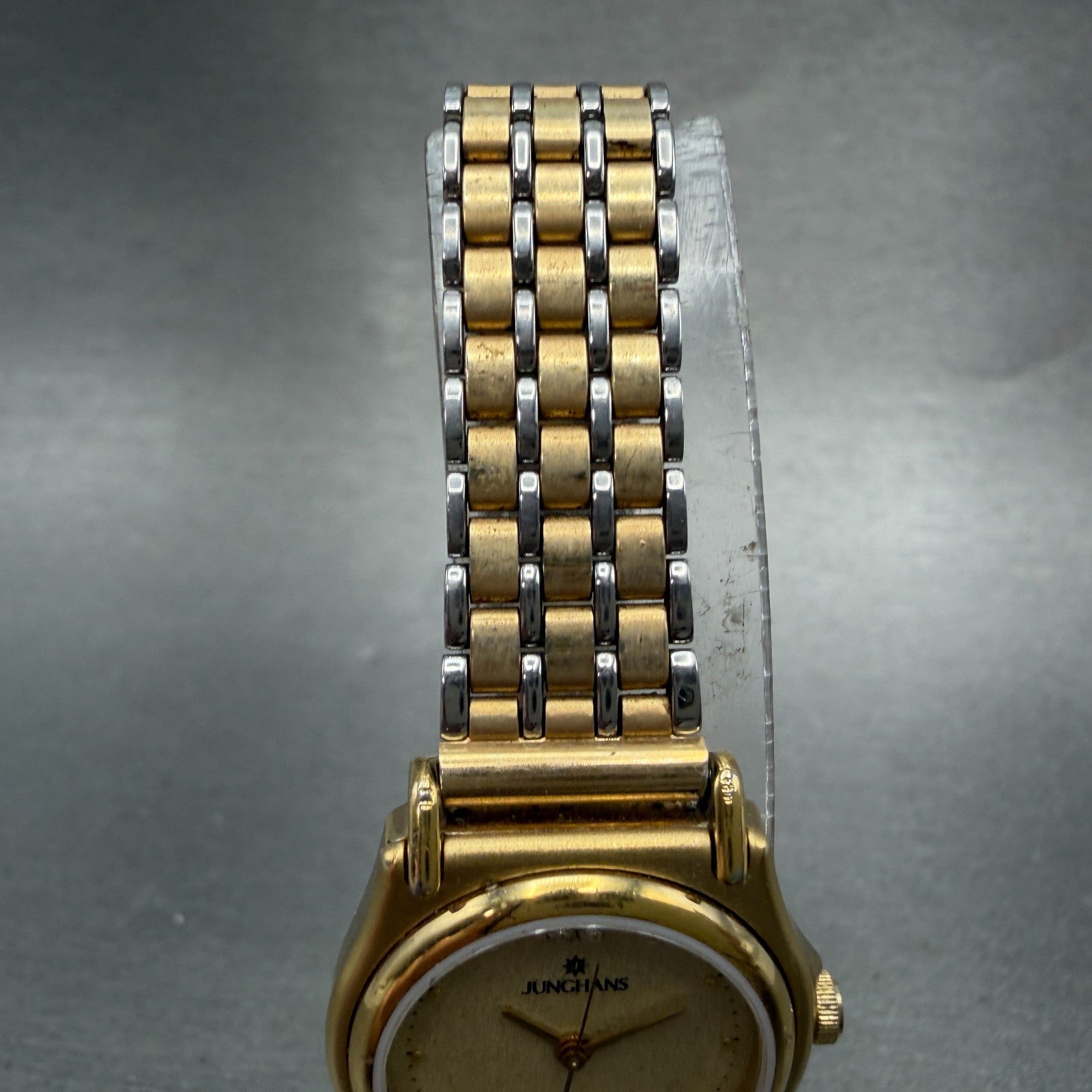Junghans Watch Women 24mm Champagne Dial Gold Tone EWJ-1003L New Battery4