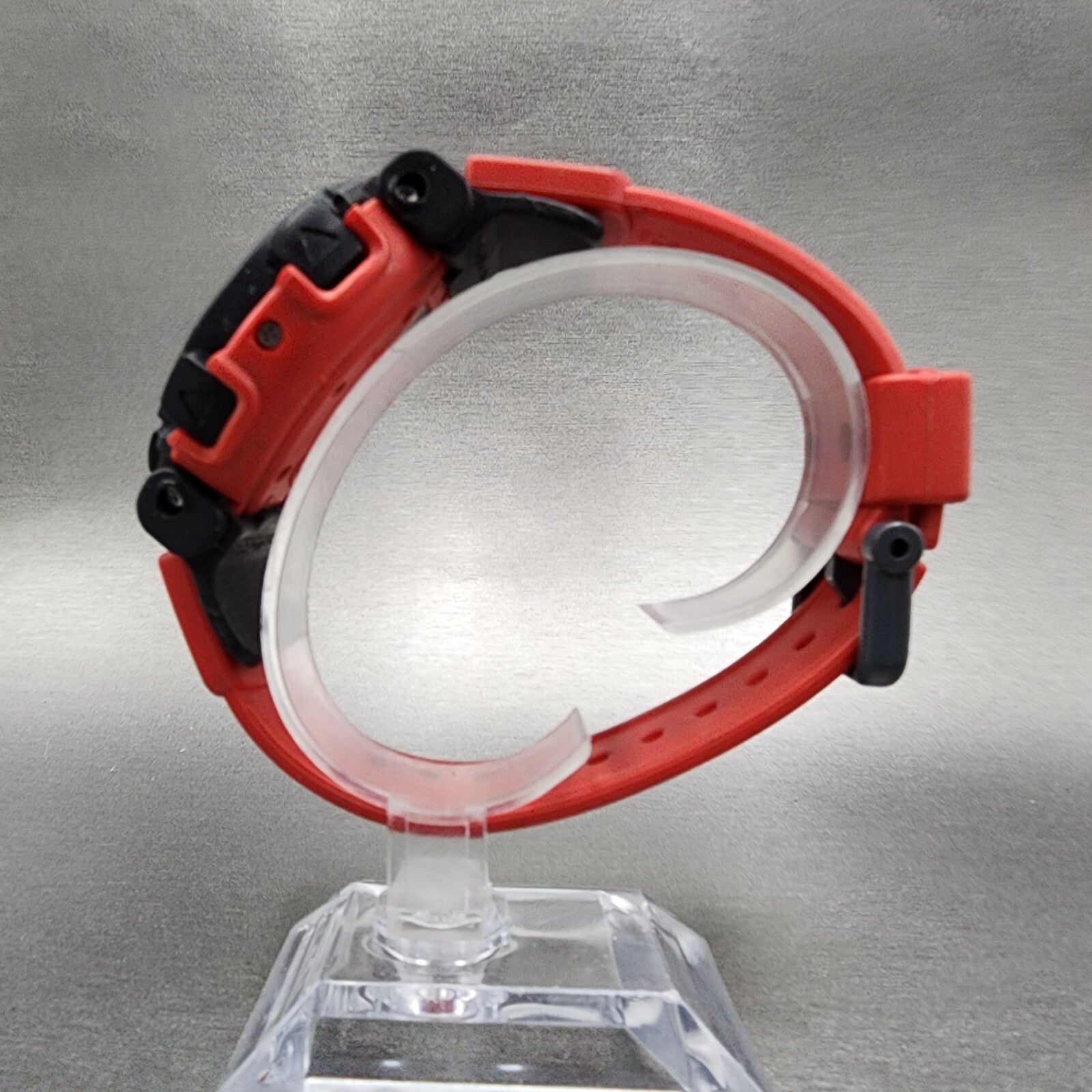 Casio GShock DW003 Watch Men 44mm Digital Black Red Round READ!!! New Battery6
