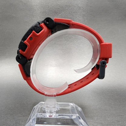 Casio GShock DW003 Watch Men 44mm Digital Black Red Round READ!!! New Battery6