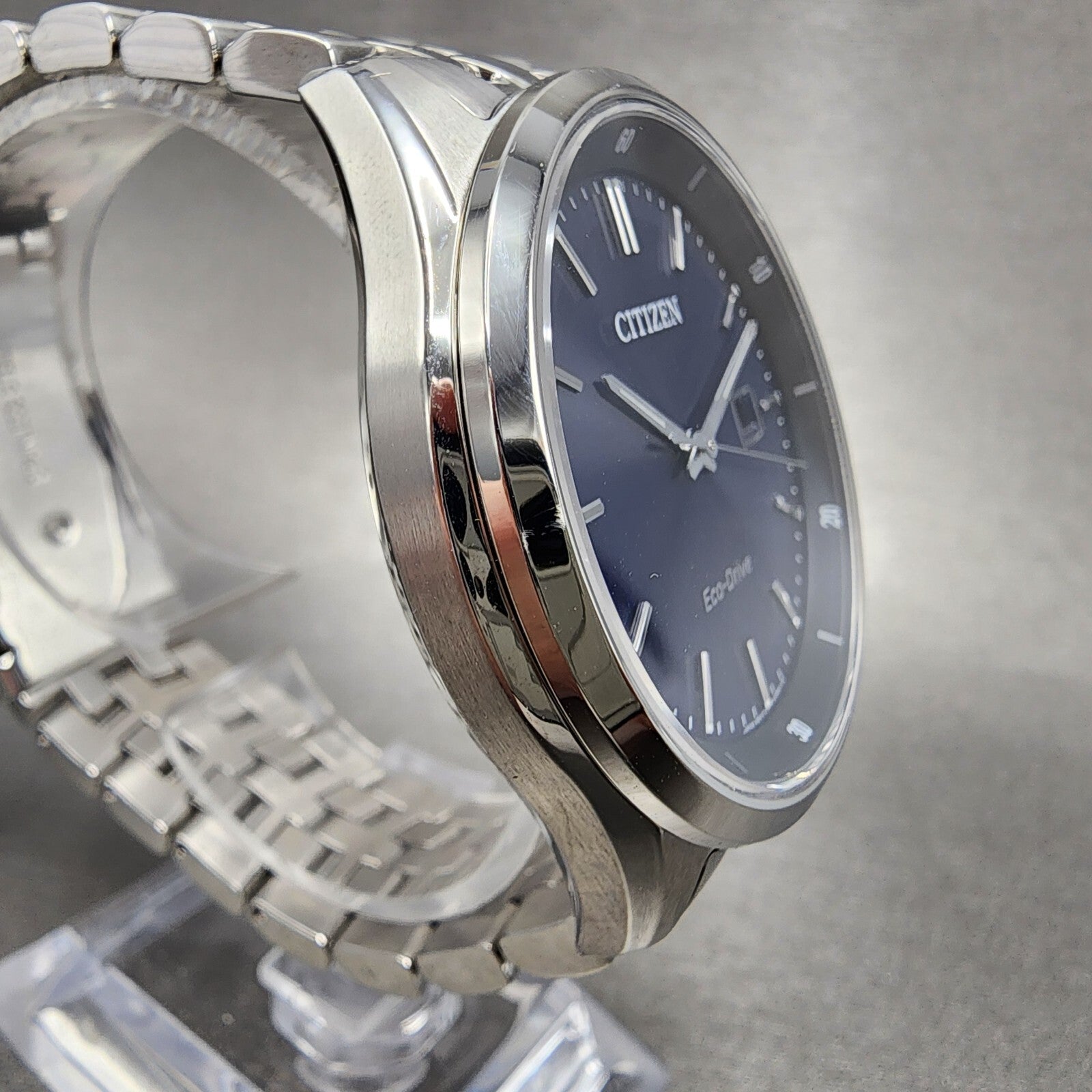 Citizen EcoDrive Addysen Watch Men 41mm Blue Dial Steel Date BM725153L3