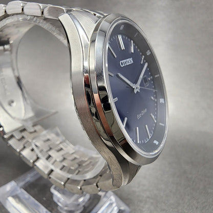 Citizen EcoDrive Addysen Watch Men 41mm Blue Dial Steel Date BM725153L3