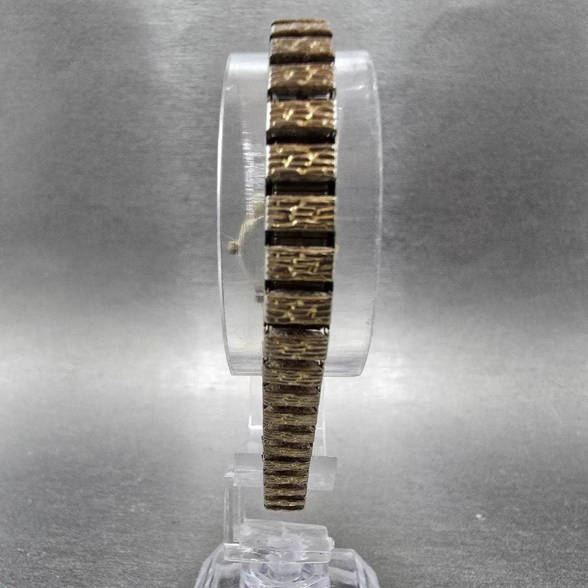 Wittnauer Watch Women 20mm Gold Dial Gold Tone Round New Battery VTG8