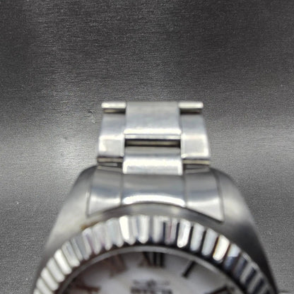 Invicta Angel Watch Women 40mm MOP Dial Silver Date Round 20315 New Battery4