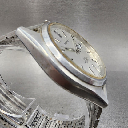 Citizen Free Way Watch Men 37mm Silver Dial Steel Daydate 5500A41598 New Batt3