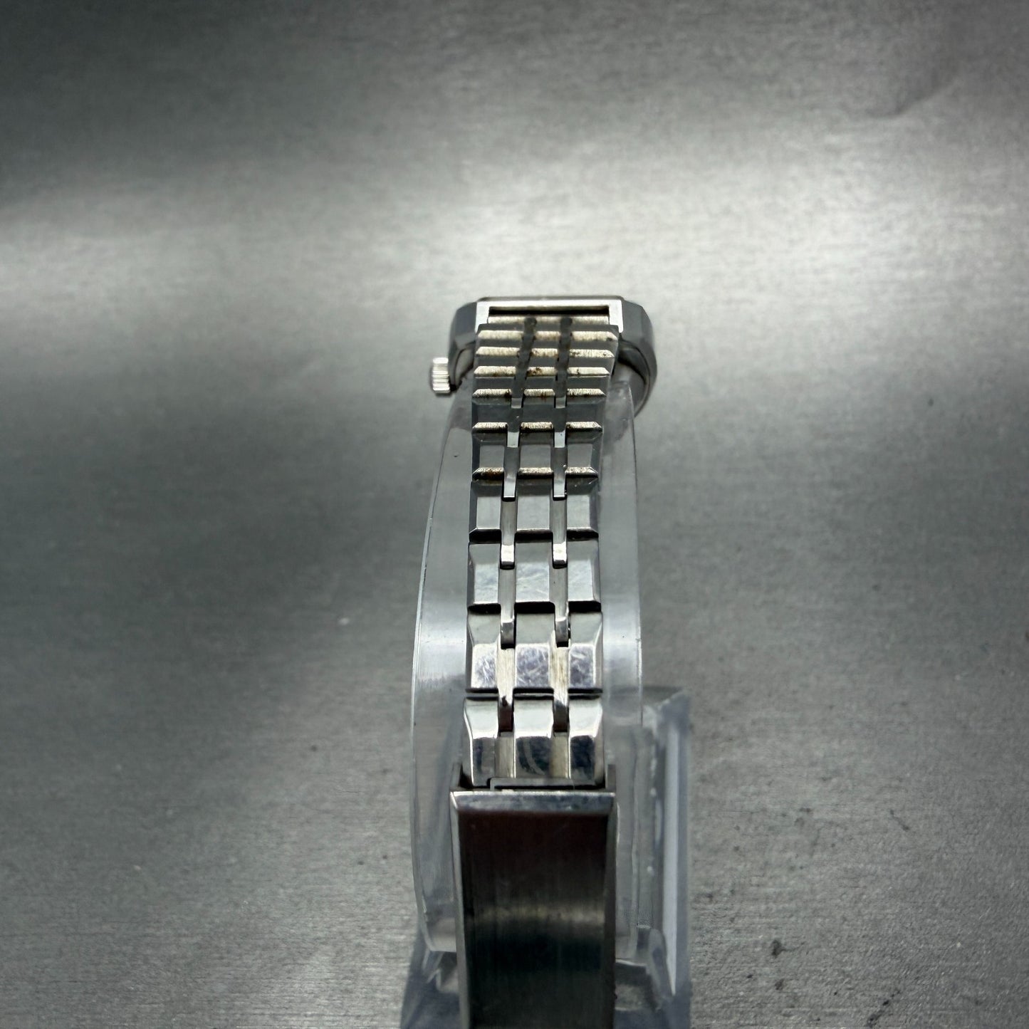 Seiko Automatic Watch Women 23mm Blue Dial Silver Tone Daydate 2206-3050 Runs7
