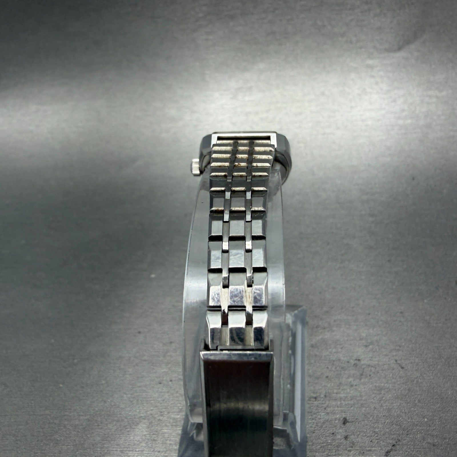Seiko Automatic Watch Women 23mm Blue Dial Silver Tone Daydate 2206-3050 Runs7