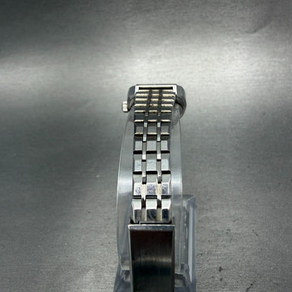 Seiko Automatic Watch Women 23mm Blue Dial Silver Tone Daydate 2206-3050 Runs7