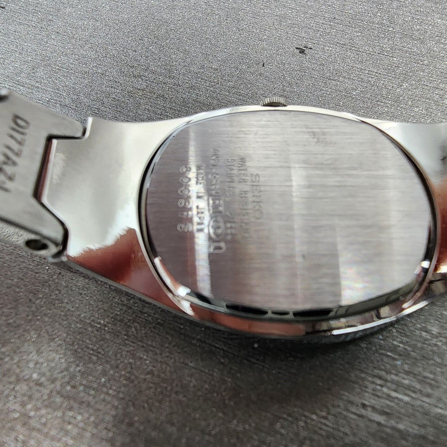Seiko Watch Women 24mm Silver Dial Silver Tone Round 4n215460 New Battery9