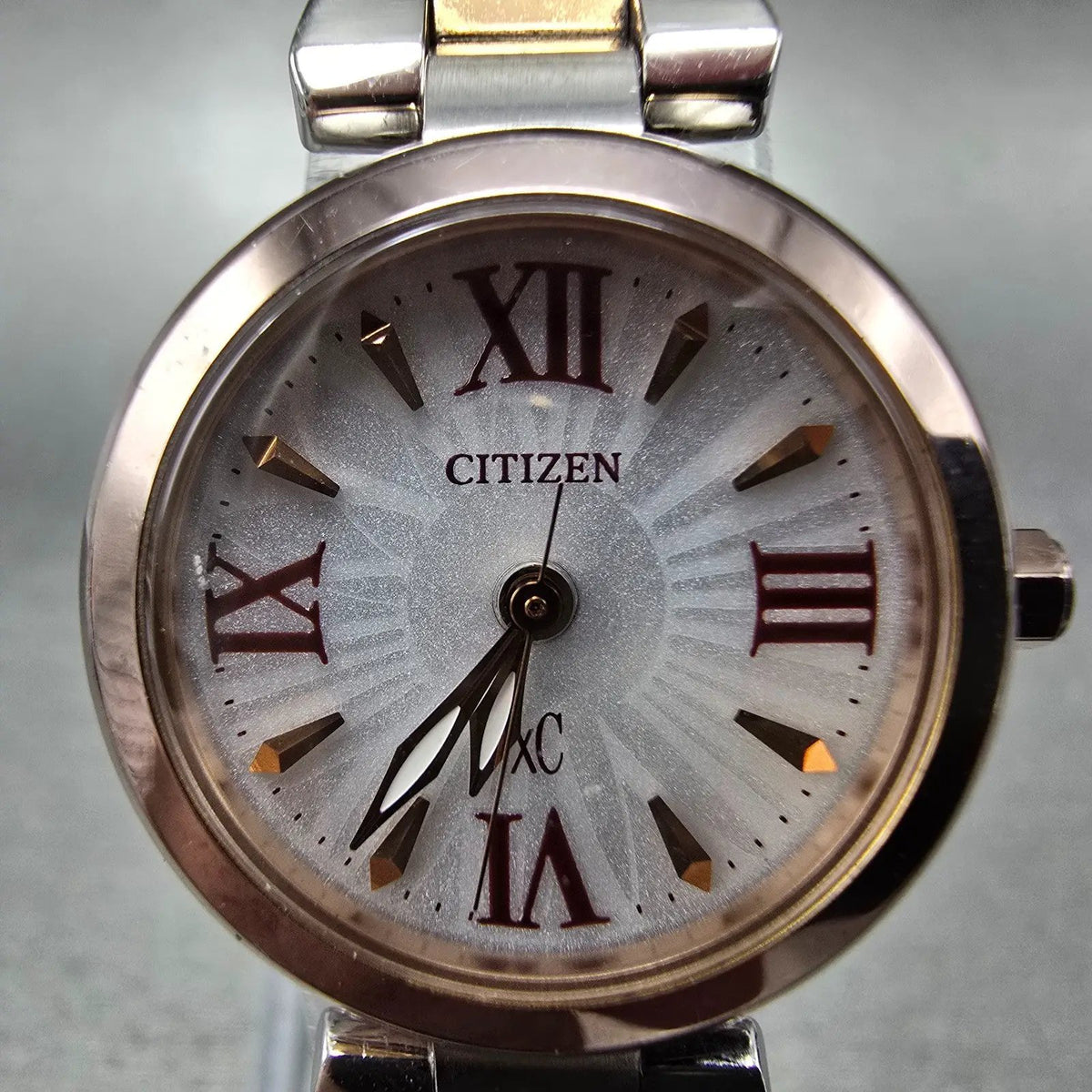 Citizen Eco-Drive Xc Watch Women 24mm White Dial Two Tone Round E031-T0142752