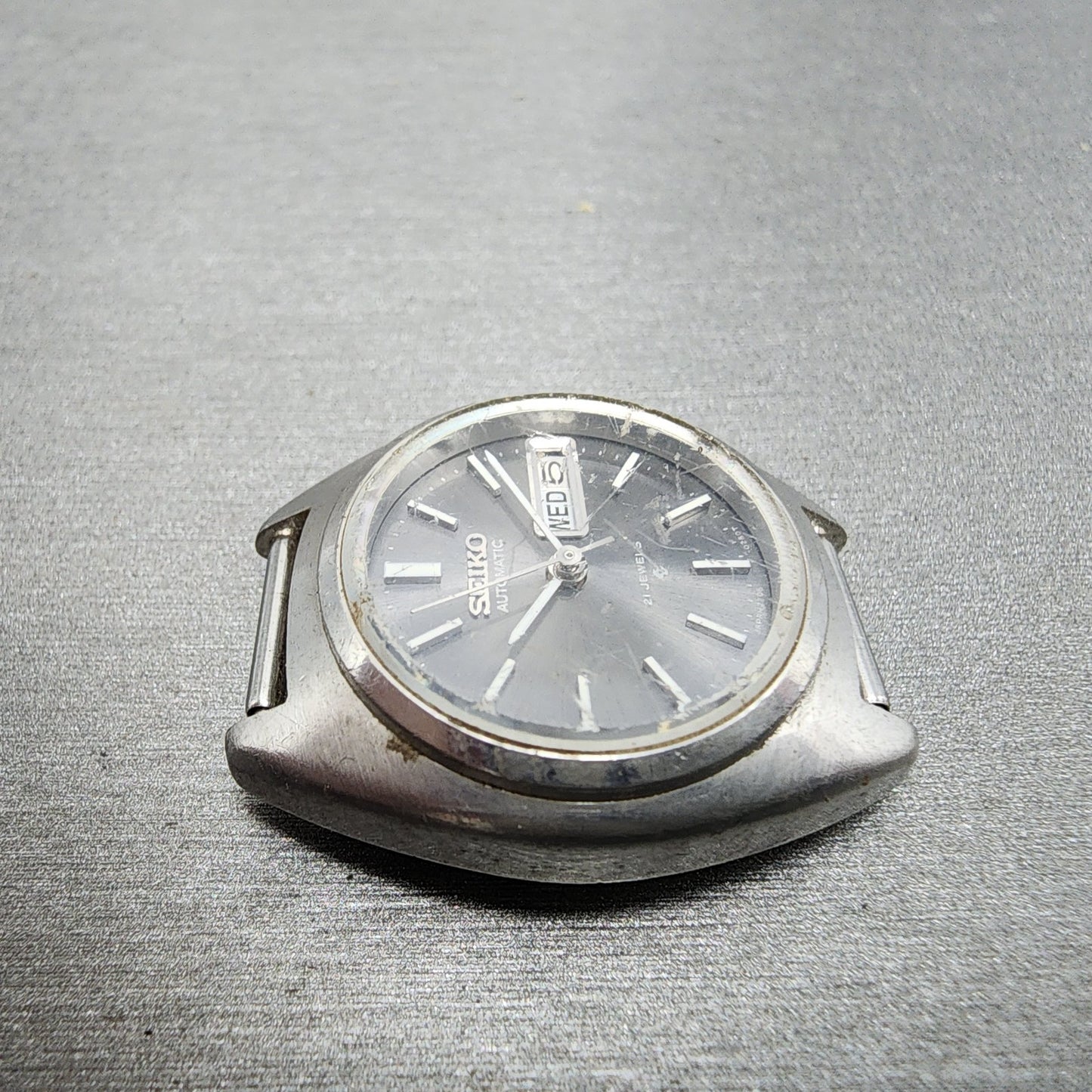 Seiko Automatic Watch Women 24mm Gray Dial Silver Tone Daydate 27060070 PARTS4