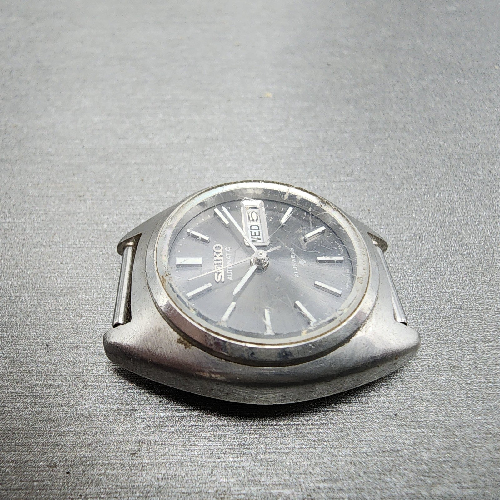 Seiko Automatic Watch Women 24mm Gray Dial Silver Tone Daydate 27060070 PARTS4