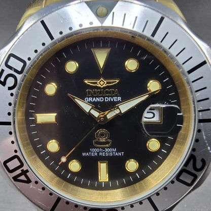 Invicta Grand Diver Watch Men 46mm MOP Dial Two Tone Date Automatic 16034 Runs L1