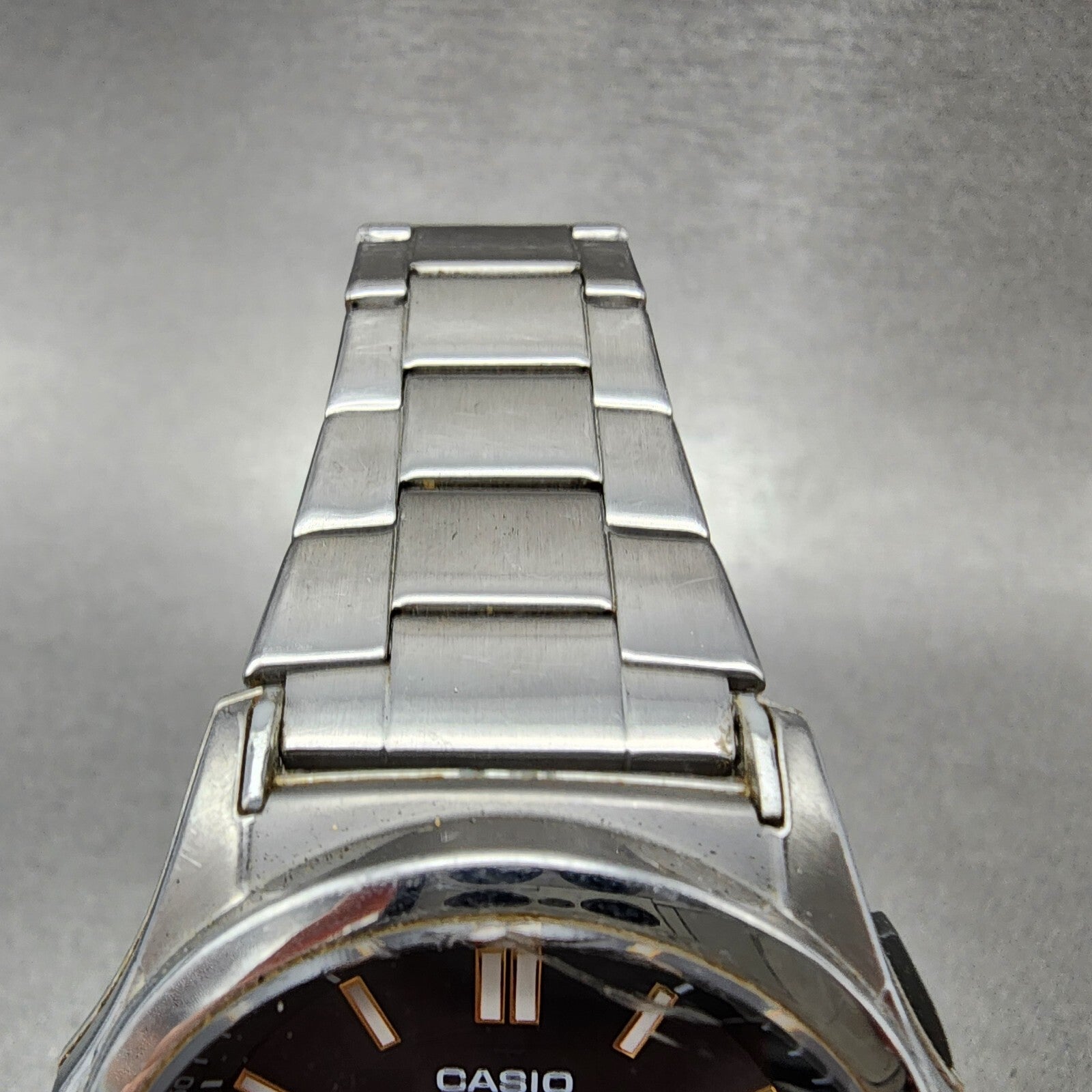 Casio Wave Ceptor  Watch Men 42mm Black Dial Steel Analog Digital Solar Runs4