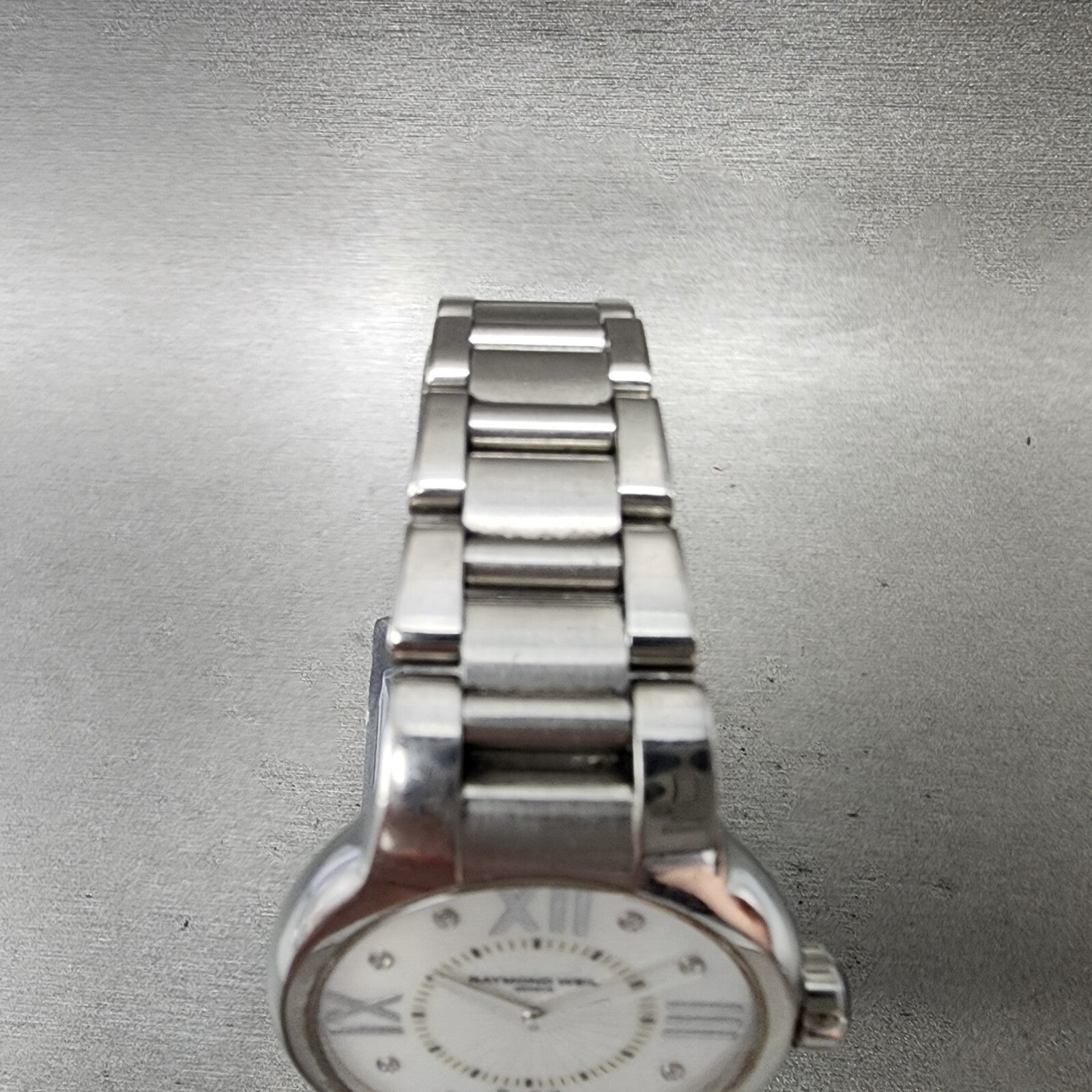 Raymond Weil Noemia Watch Women 32mm MOP Dial Steel Diamond Marker 5932 New Batt4